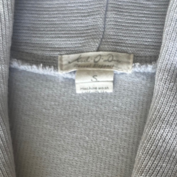 Mododoc tunic sweatshirt v-neck long sleeve periwinkle Small - Picture 10 of 14